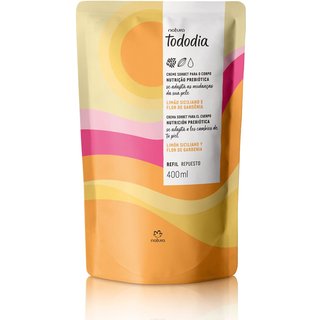 Refil Creme Desodorante Nutritivo Tododia Limão Siciliano e Flor de Gardênia 400 ml