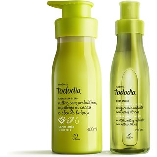 Kit Tododia Capim Limão e Hortelã com Hidratante e Body Splash (2 produtos)