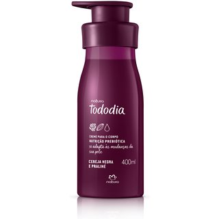 Creme Desodorante Nutritivo para o Corpo Tododia Cereja Negra e Praliné 400 ml