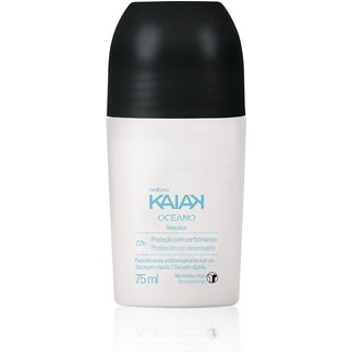 Desodorante Antitranspirante Roll-on Kaiak Oceano Masculino 75 ml