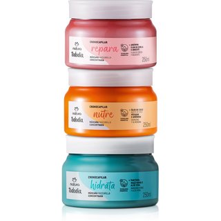 Kit Tododia Máscaras Reparação, Nutrição e Hidratação