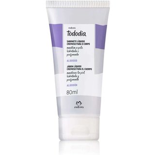 Sabonete Líquido Cremoso Para o Corpo Tododia Algodão 80 ml