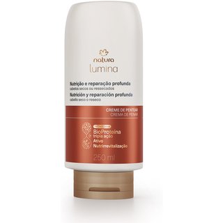 Creme de Pentear Selador de Cutículas Cabelos Secos ou Ressecados Lumina 250 ml