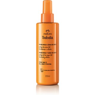 Spray Multi Sol, Mar e Piscina Tododia Manga Rosa e Água de Coco 200 ml