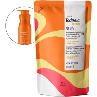 Refil Creme Energizante Corporal 2 em 1 Tododia Energia 400 ml