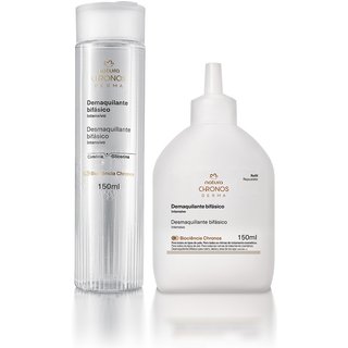 Kit Demaquilante Bifásico com Refil Chronos Derma
