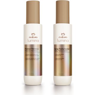 Kit Spray Texturizador e Protetor Térmico para Finalização Lumina (2 produtos)