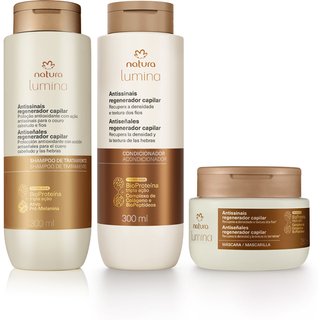 Kit Lumina Antissinais Regenerador Capilar (3 produtos)
