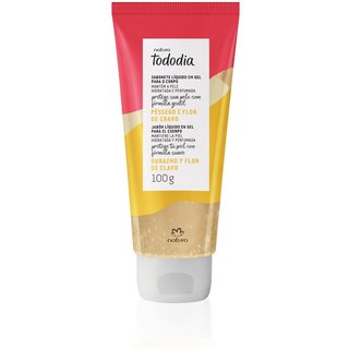 Sabonete Líquido em Gel para o Corpo Tododia Pêssego e Flor de Cravo 100 g