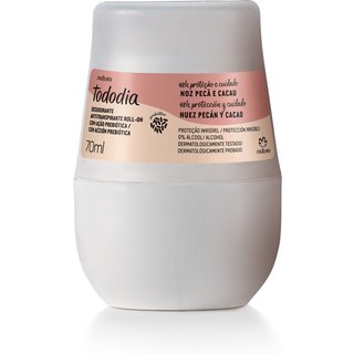 Desodorante Antitranspirante Roll-on Tododia Noz Pecã e Cacau 70 ml