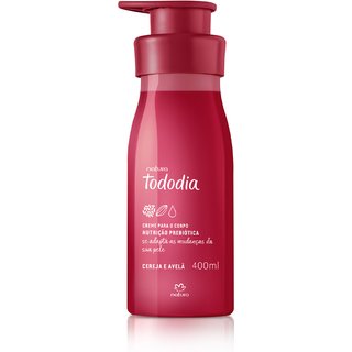 Creme Desodorante Nutritivo para o Corpo Tododia Cereja e Avelã 400 ml