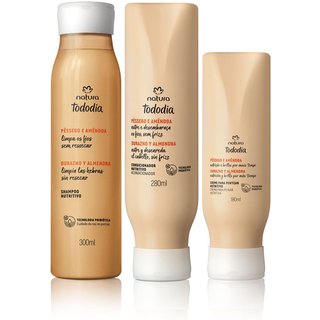 Kit Nutritivo Tododia Pêssego e Amêndoa (3 produtos)