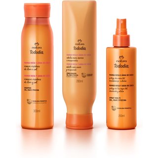 Kit Sol, Mar e Piscina Tododia Manga Rosa e Água de Coco (3 produtos)
