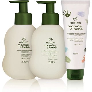 Kit Mamãe e Bebê Cachinhos e Crespinhos (3 produtos)