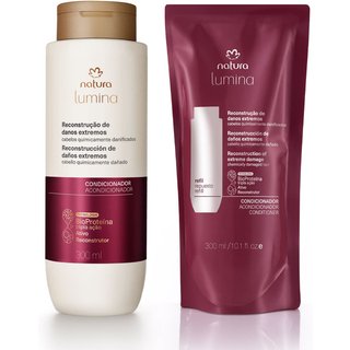 Kit Condicionador Provitalidade Lumina para Reconstrução de Danos Extremos com Refil (2 produtos)