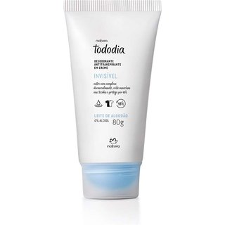 Desodorante Antitranspirante em Creme Tododia Leite de Algodão 80 g