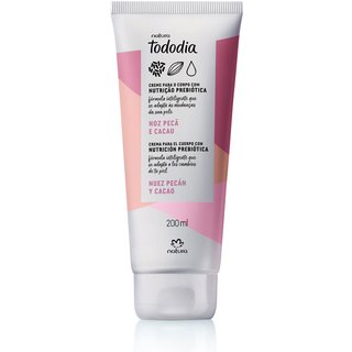 Creme Desodorante Nutritivo para o Corpo Tododia Noz Pecã e Cacau 200 ml