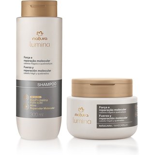 Kit Lumina Força e Reparação Molecular Shampoo e Máscara
