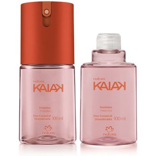Kit Desodorante Corporal Natura Kaiak Feminino com Refil (2 produtos)