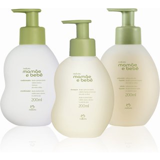 Kit Mamãe e Bebê Shampoo, Condicionador e Sabonete Líquido (3 produtos)