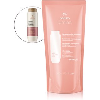 Refil Shampoo Lumina Restaurador para Restauração e Liso Prolongado 300 ml