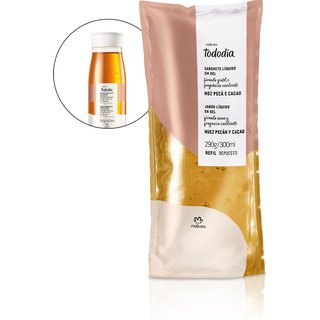 Refil Sabonete Líquido em Gel Tododia Noz Pecã e Cacau 300ml