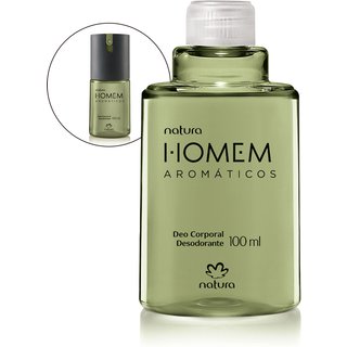 Refil Desodorante Corporal Natura Homem Aromáticos 100 ml