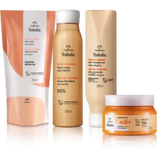 Kit Nutritivo Tododia Pêssego e Amêndoa (4 produtos)