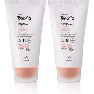 Kit Desodorante Antitranspirante em Creme Tododia Manga Rosa e Água de Coco (2 unidades)
