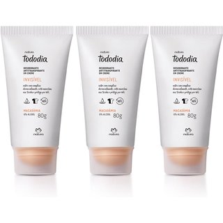 Kit Desodorante Antitranspirante em Creme Tododia Macadâmia 3 un de 80 g