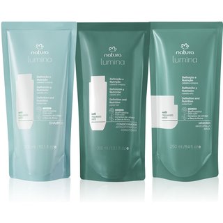 Kit para Cabelos Crespos Lumina