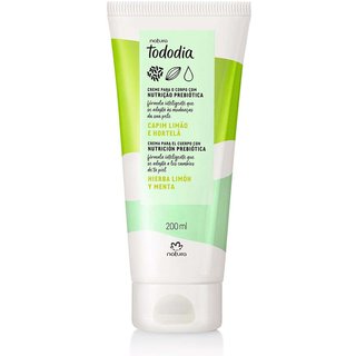 Creme Desodorante Nutritivo Para o Corpo Tododia Capim Limão e Hortelã 200 ml