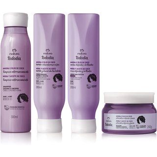 Kit Cachos Tododia Amora e Óleo de Coco (4 produtos)