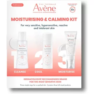 Avène Tolerance Moisturising & Calming 3-Step Routine Kit For Very Sensitive Skin