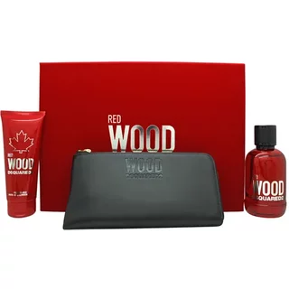 Dsquared2 Red Wood Eau De Toilette Spray Gift Set 100ml