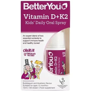 BetterYou Vitamin D + K Kids Oral Spray 15ml
