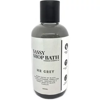 Bubble T Sassy Shop Bath 3 In 1 Wash Mr Grey 200ml