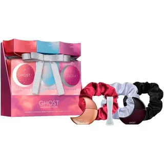 Ghost Mini Cracker Collection Trio Women's Perfume Gift Set Orb Of Night 10ml Eau De Parfum-S + Deep Night 10ml EDT-S + Ghost The Fragrance 5ml EDT-S + 3 Hair Scrunchies