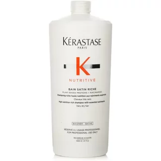 Kérastase Nutritive Bain Satin Riche High Nutrition Rich Shampoo With Essential Nutriments Very Dry Hair 1000ml