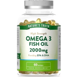 Nature's Truth Omega 3 Fish Oil 2000mg 60 Softgels