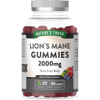 Nature's Truth Lion's Mane 2000mg Berry Gummies 60 Gummies