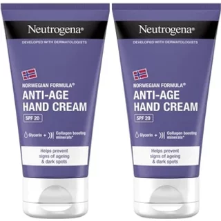 Neutrogena Visibly Renew Anti-Ageing Hand Cream SPF 20 2 x 75ml