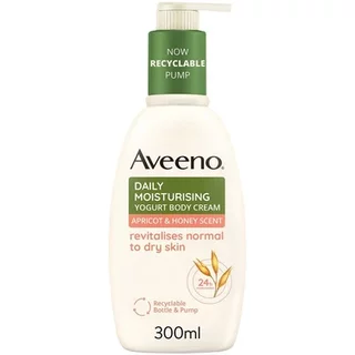 Aveeno Daily Moisturising Yogurt Body Cream Apricot & Honey 300ml