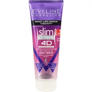 Eveline Slim 4d Extreme Super Concentrated Night Anti Cellulite Body Serum 250ml
