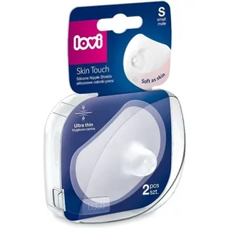 LOVI Skin Touch Silicone Nipple Shields S x2