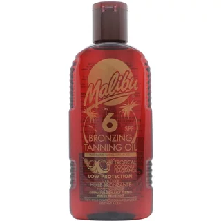 Malibu Bronzing Tanning Oil Tropical Coconut Fragrance SPF 6 200ml