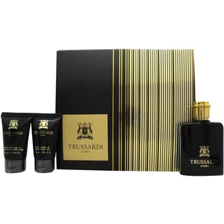 Trussardi Uomo Gift Set 50ml Eau De Toilette, 30ml Aftershave Balm & 30ml Shower Gel