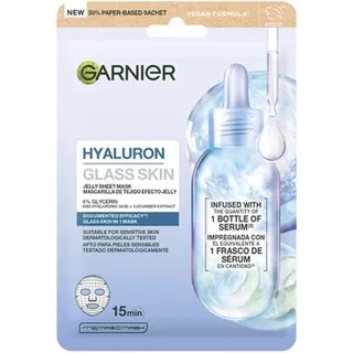 Garnier Hyaluron Glass Skin Jelly Sheet Mask x1