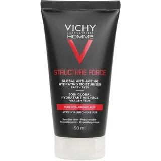Vichy Homme Structure Force Complete Anti-Ageing Hydrating Moisturiser For Face + Eyes 50ml