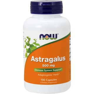 NOW Foods Astragalus, 500mg Capsules 100 Capsules